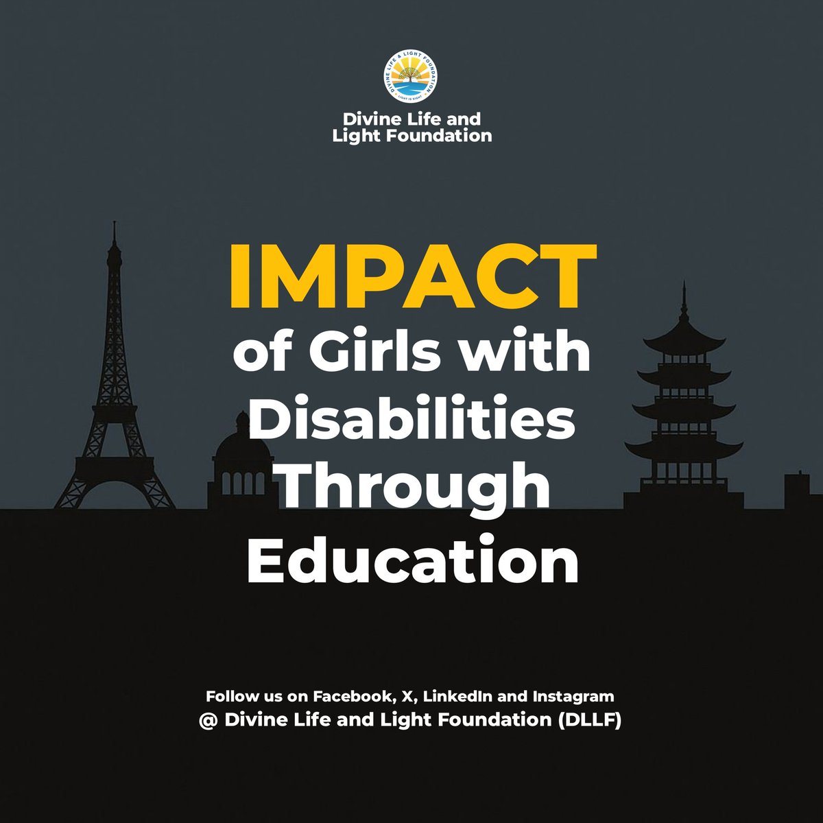 dllfglobal's tweet photo. Empowering girls with disabilities through education creates lasting change — for families, communities, and the world. At Divine Life and Light Foundation, we believe education is not just a right — it's a powerful tool for inclusion and transformation. https://t.co/MUMpAJPq2A