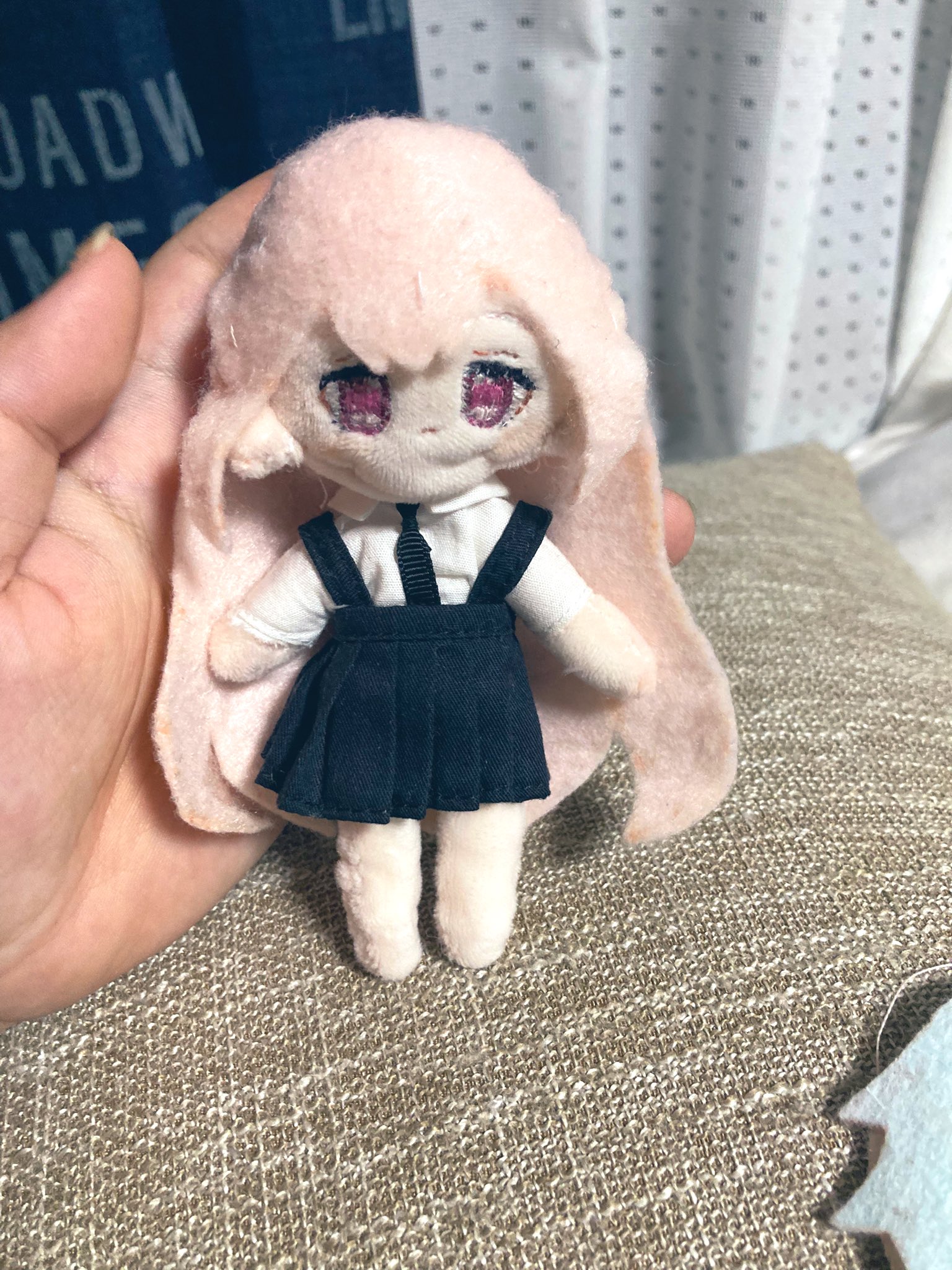 ゆ*⭕様 自作ぬいぐるみ　15cm 犬　骨あり ゆ*⭕様 自作ぬいぐるみ 15cm 犬 骨あり