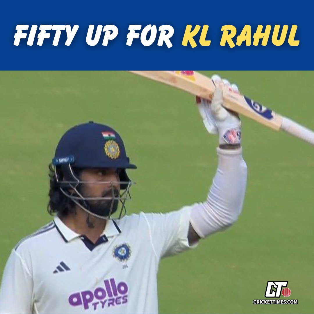 CricketTimesHQ's tweet image. A superb knock from KL Rahul to kick off the home season

#INDvWI #cricket #1stTest