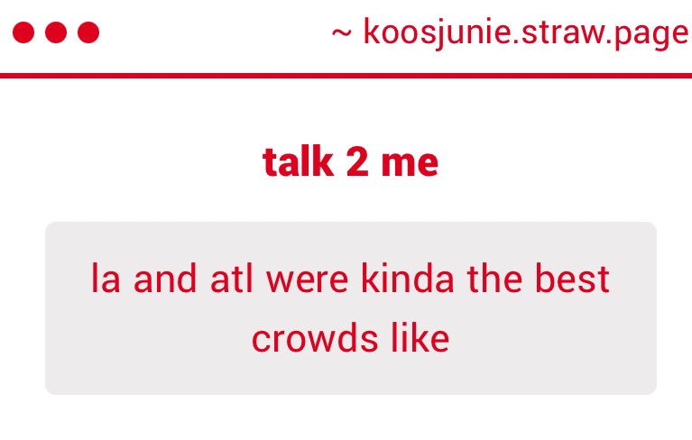 koosjunie's tweet image. i had much more fun in chicago and atlanta #PersonalPreference but also we gotta stop turning this into a competition bc it’s never this serious and ppl r genuinely getting mad at yj over his dc comment when he just wanted ppl to stay energized STOP FIGHTING