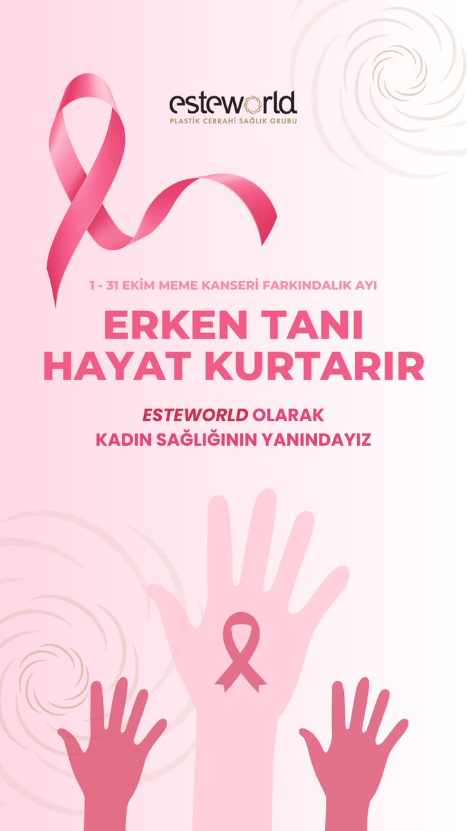 esteworld's tweet photo. Erken tanı sadece hayatı değil, sevdiklerinizle geçireceğiniz zamanı da kurtarır. 💕
Esteworld olarak kadın sağlığını destekliyoruz.
#MemeKanseriFarkındalıkAyı https://t.co/PWOfxavbe9
