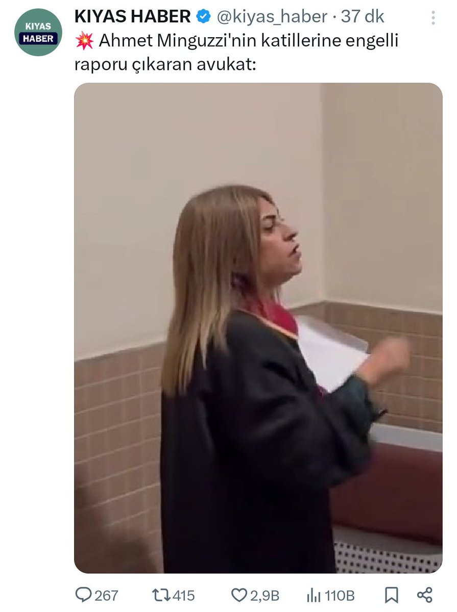 yine sonuna "haber" koyan rastgele hesaplardan biri. aklınca bir avukatı hedef göstermiş. o kadar bilgisizler ki engelli raporunu avukatın çıkardığını sanıp üstelik mahkemenin bu raporu kabul edeceğini falan düşünüyorlar. yani hem mantık yok hem hukuk bilgisi yok. ama işte adını