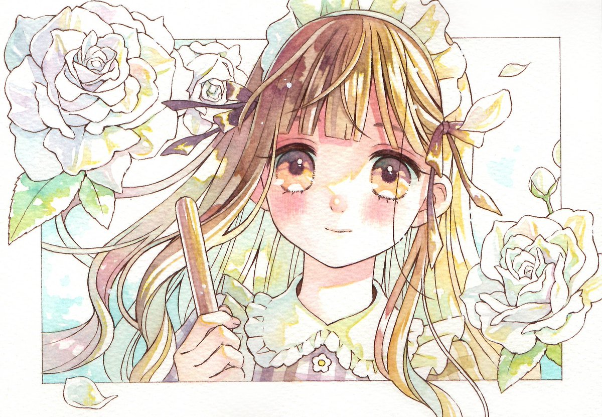 薔薇庭園のおそうじ-ホワイト-