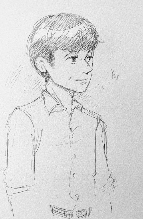 豊さんは描けたのでちょっとお休み。 にゃんきちさん(@take0315daisuki