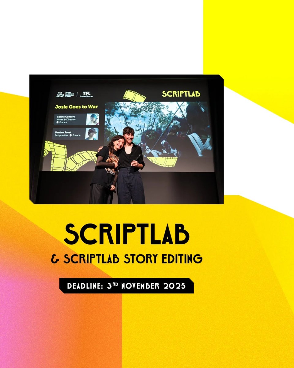 APITelevisao's tweet image. SeriesLab e SeriesLab Story Editing | Torino Film Lab

Inscreva-se até 17 de dezembro torinofilmlab.it/labs/serieslab

torinofilmlab.it

#APIT #APITV #SeriesLab #TorinoFilmLab #EuropaCriativaMEDIA #EuropaCriativa #CreativeEurope #audiovisual #independentproducers