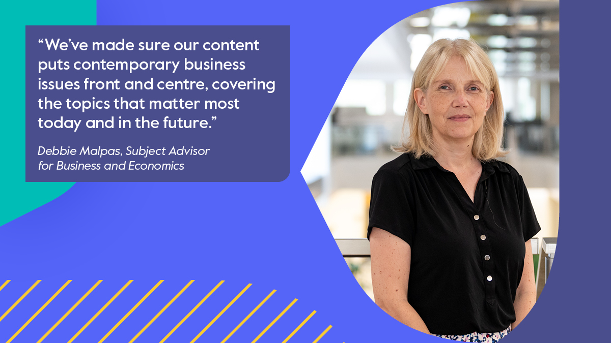 OCR_BusEcon's tweet image. In our latest blog we explore how our new A Level Business (planned for first teach 2026) includes topics like AI and work-life balance to help prepare students for the real world. Read it here: hubs.li/Q03Ltqs90

#BusinessEducation #ALevelBusiness #TeachingForTomorrow