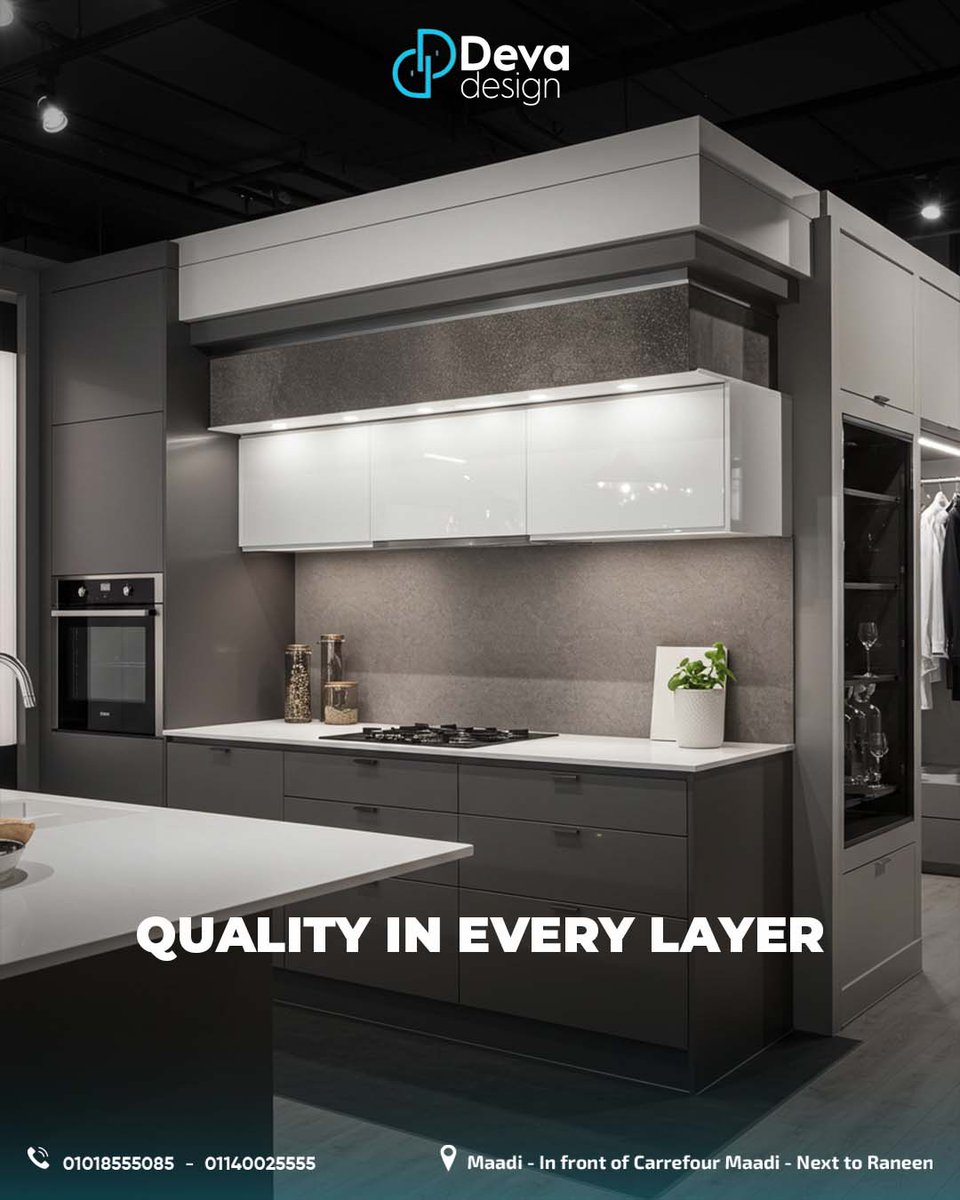 DevaDesign's tweet image. Quality isn’t just a word… it shows in every layer of your kitchen 🖤
#Deva_Quality_Matters #trend