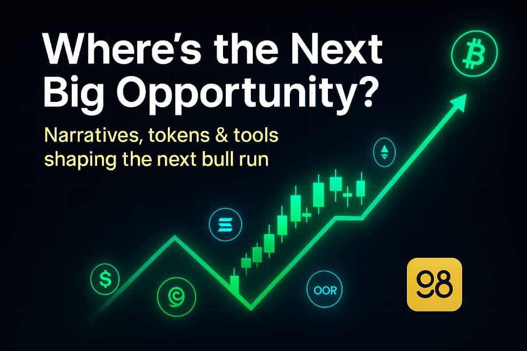 The crypto market is heating up again 🔥
But the real question is: where’s the next big opportunity?
Let’s dive into the narratives, tokens &amp; tools that could define the next bull run 
A thread 👇