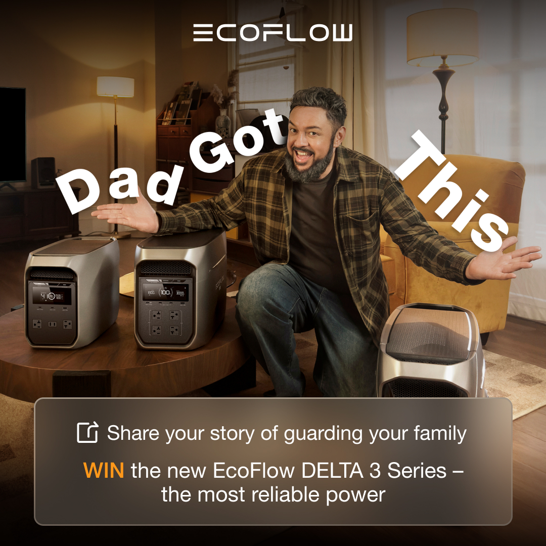 EcoFlowTech's tweet image. Blackout? No stress—#DadGotThis ⚡
Tell us your story of keeping the family powered with EcoFlow, and you could win a DELTA 3 Series unit or earn an EcoFlow #DadGotThis Honor Badge!
Join now 👉 facebook.com/share/1BpCdWQf…
#MasterInBackup #EcoFlowDELTA