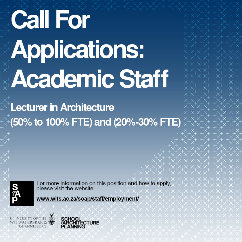 Wits School of Architecture and Planning tweet media