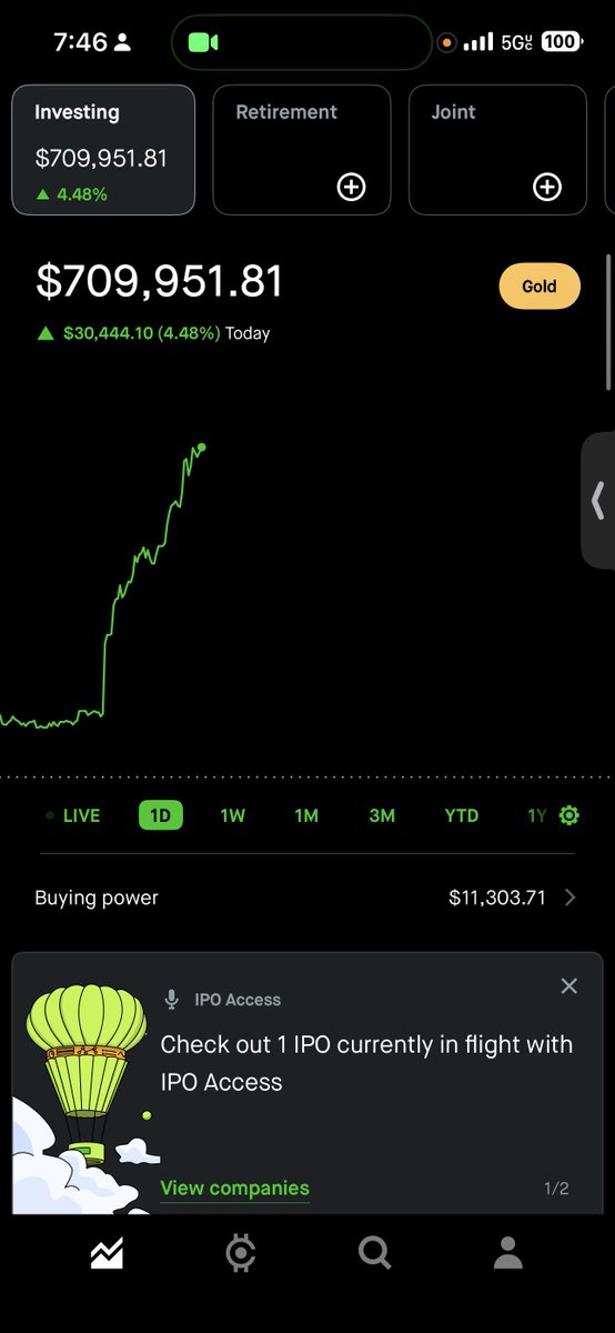 OptionsBuffett's tweet image. How I woke up this morning 😏😏