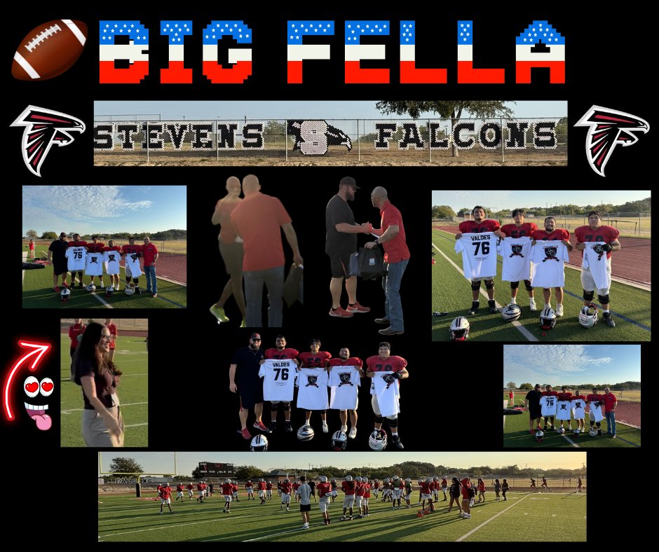 Insurance Solutions With Coach B (@gowithcoachb) on Twitter photo STEVENS FALCONS!!!  <a href="/coachbradybrown/">Brady Brown M.Ed.</a>  & MY GUY, ANTHONY BOYKIN, THANK YALL for having me out this week!!  Great seeing you guys and seeing @jps_dfb put in that WORK!!! ๐ท KEEP GRINDING #demfalconboyz !! Congrats again to Edgar Valdes on the #BIGFELLA2025 Award! #OLINE STEVENS FALCONS!!!  <a href="/coachbradybrown/">Brady Brown M.Ed.</a>  & MY GUY, ANTHONY BOYKIN, THANK YALL for having me out this week!!  Great seeing you guys and seeing @jps_dfb put in that WORK!!! ๐ท KEEP GRINDING #demfalconboyz !! Congrats again to Edgar Valdes on the #BIGFELLA2025 Award! #OLINE