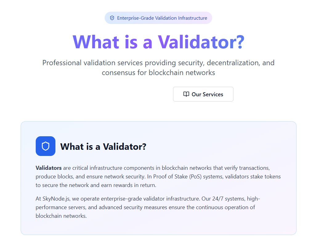 skynodejs's tweet image. Skynode journey continues at full speed!
🔹 Delegation applications
🔹 Validator infrastructure enhancements
🔹 New plans for $SKYNODE
🔹 More engagement with the community
✨ This is just the beginning 
The Skynode journey is just beginning, but our vision is bold. 
We’re…