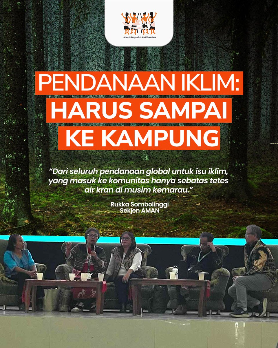 Aliansi Masyarakat Adat Nusantara (AMAN) tweet media