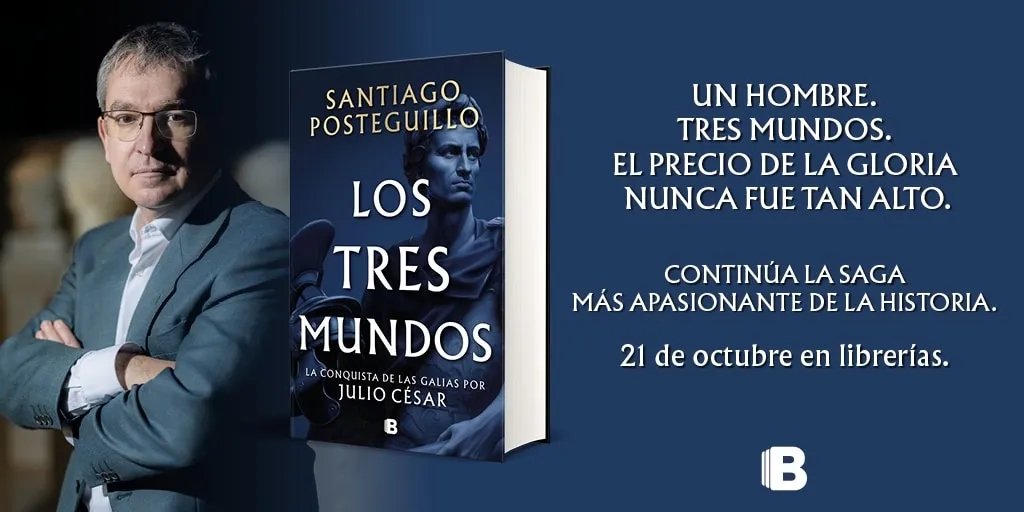 📚 Santiago Posteguillo retrata a Julio César en las Galias en 'Los tres mundos'

La novela, que cerrará el primer ciclo de historias sobre Julio César llegará a las librerías de todo el país el próximo 21 de octubre

✍️ <a href="/raulrmendez_/">𝐑𝐑𝐌.</a> 

22minutoscon.com/2025/10/02/jul…