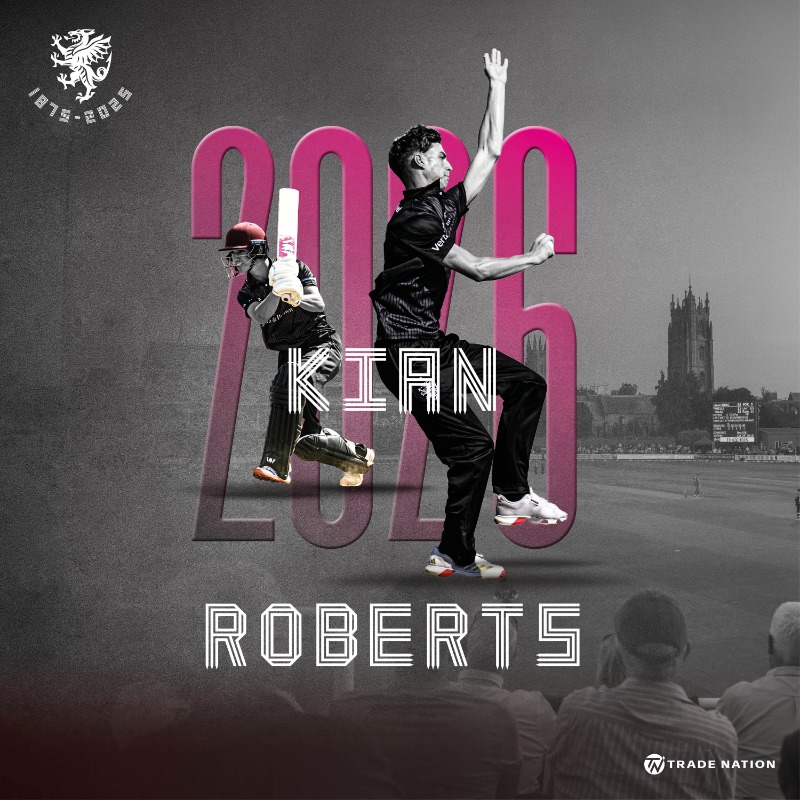 SomersetCCC's tweet photo. NEWS: Somerset County Cricket Club are pleased to announce Kian Roberts has signed his first professional contract ✍️

⤵️⤵️⤵️

#WeAreSomerset