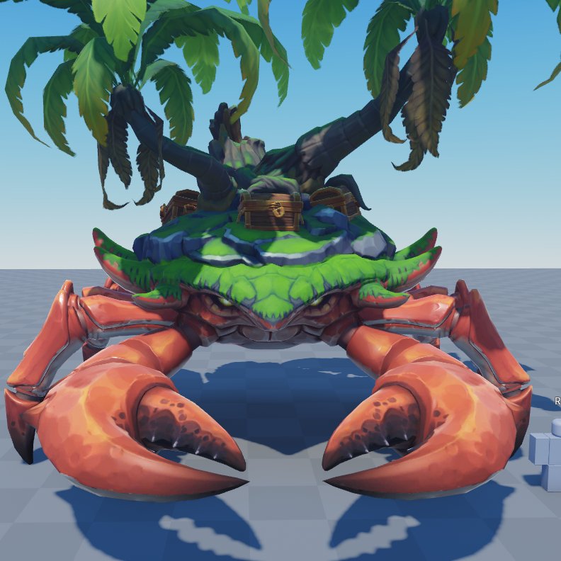Wxxterrz's tweet image. little crab I made for an upcoming roblox game B) #RobloxDev