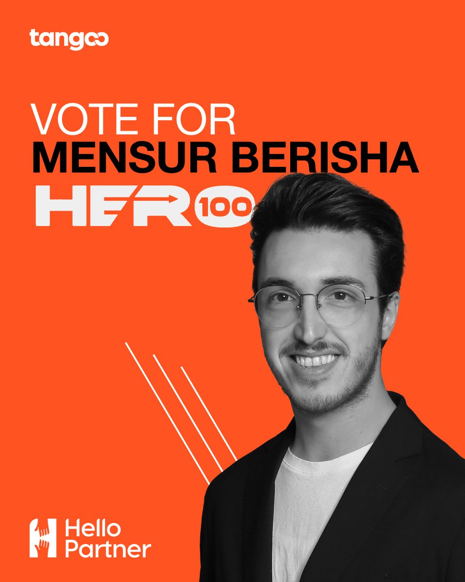 We’re proud to share that our colleague Mensur Berisha, Sales Manager &amp; Team Coordinator (Affiliates), has been shortlisted for Hero100 2025 in the Affiliate category!
Join us in celebrating this achievement and show your support by voting for Mensur here: lnkd.in/ex-JMMju