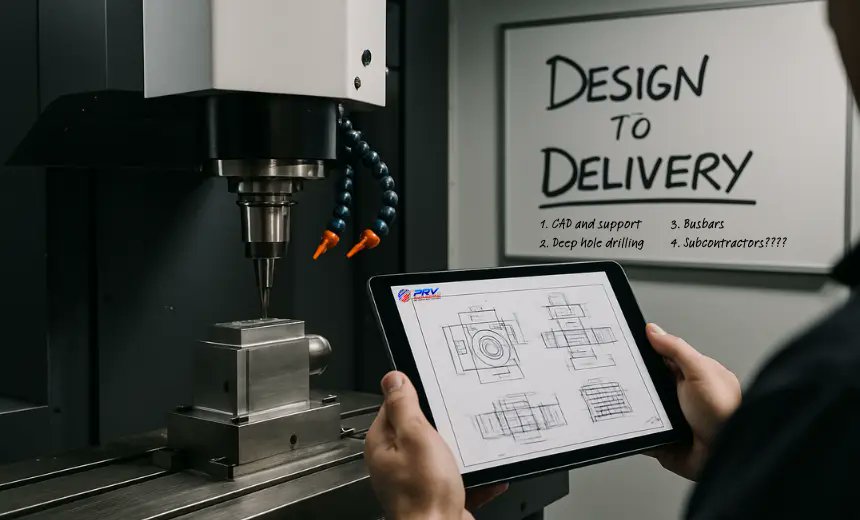 PRVEngineering's tweet image. Not all engineering subcontractors are equal.
Some build parts. We build solutions.

From 5-axis machining to waterjet cutting and DHD, here’s why companies trust PRV as their go-to partner: bit.ly/3KRQr6c

#engineeringservices #subcontractor #manufacturing #fabrication