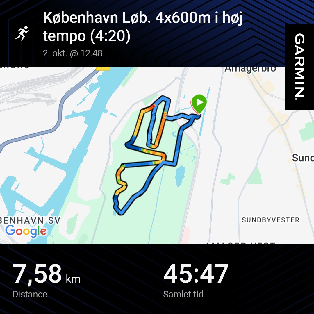 #Twrundk

Hurtigt løb i frokostpausen m. 4 toppe af 600m.

#garmin #beatyesterday