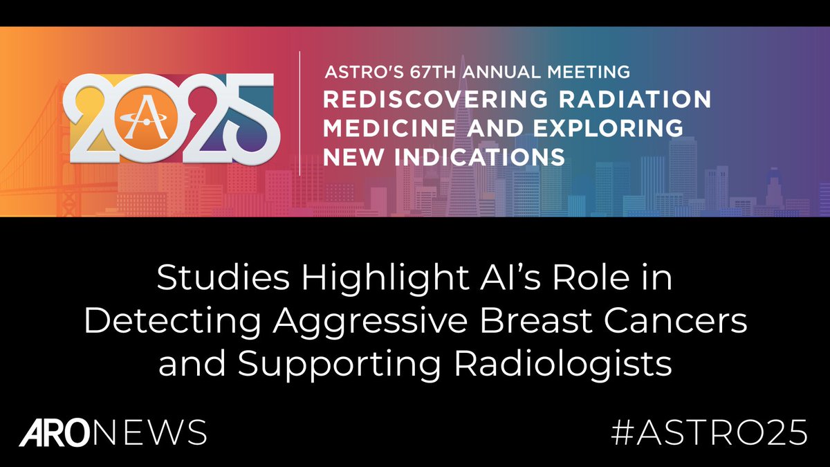 Applied_RadOnc's tweet image. “We’re committed to advancing this technology to support clinicians and improve care for women worldwide.”
🔗 ow.ly/5GKC50X5nan
#BCAM #BCAM25 #AI #EUSOBI25
