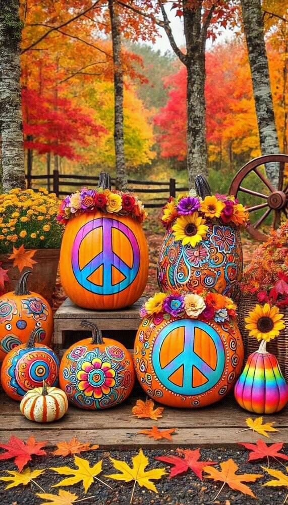 dawnclark6's tweet image. #October may this month bring happiness and peace to all of us 🎃☮️💟🍁🍂