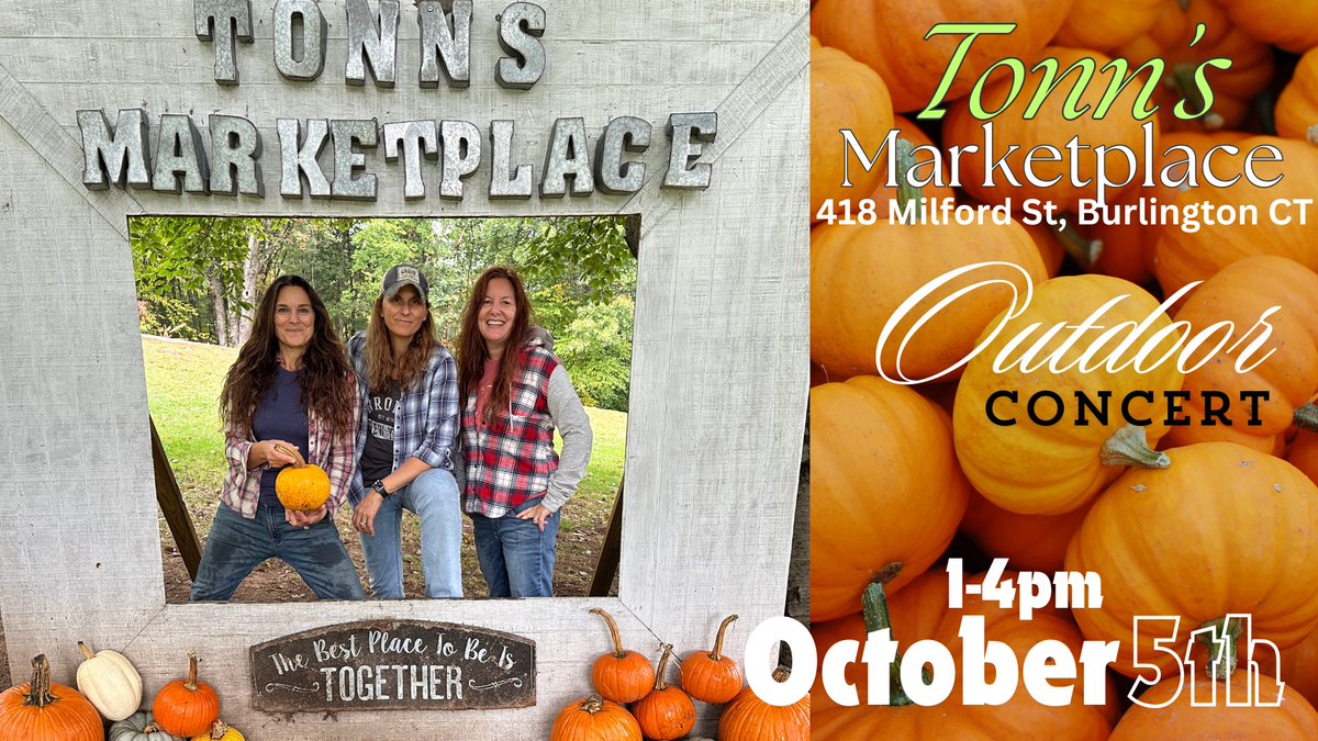 SisterFunkcom's tweet photo. We are back at Sugar Hollow in Danbury Saturday night and join us Sunday at Tonn's Markeetplace. - https://t.co/kDFFTZT9ud https://t.co/BIH8eCV48r