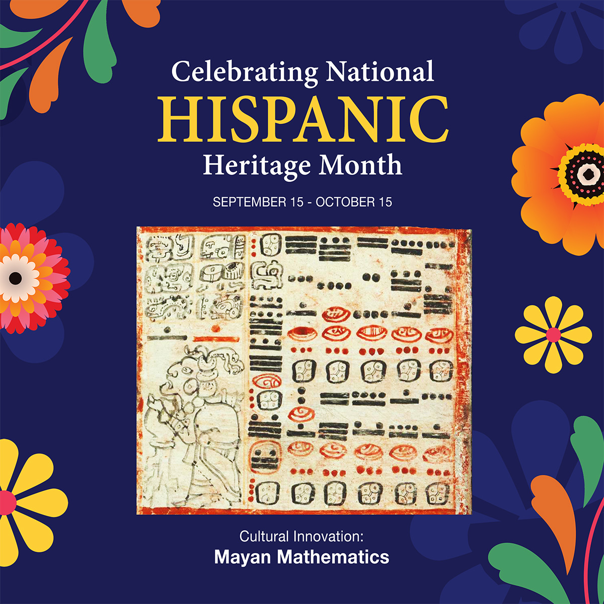 SmartLab_tweets's tweet image. The Maya developed a base-20 number system and the concept of zero centuries before Europe. Sharing these origins shows students that mathematics is shaped by many cultures—not just one tradition. 

#HispanicHeritageMonth #MathHistory #CulturalInnovation #STEMIdentity