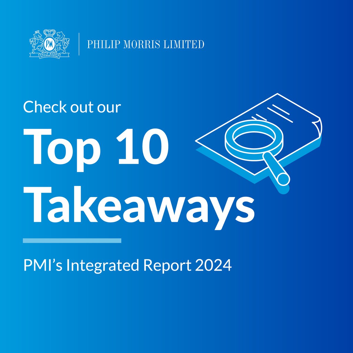 From transforming our business with smoke-free alternatives, to embedding sustainability, here are the Top 10 Takeaways from our latest Integrated Report.🌳

Learn more here ➡️ spr.ly/6015fTSXF

#SmokeFree #IntegratedReport
