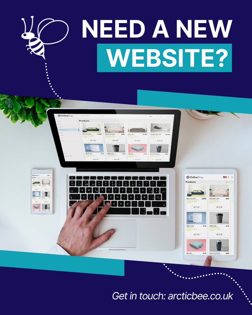 arcticbeemedia's tweet photo. At Arctic Bee, we design websites that are visually engaging, user-friendly, and SEO-optimised to attract the right audience. 🐝💻

Get in touch today and let’s build a site that elevates your brand and delivers real results.

#WebDesign #DigitalGrowth #SEO #AffordableWebsites https://t.co/FxMhNF3Jss