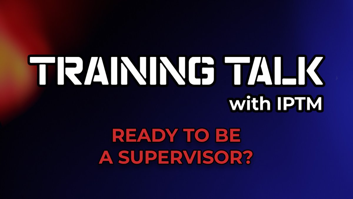 Just promoted? Ready to step into leadership?

In our newest Training Talk with IPTM, we share key tips for new supervisors—from earning respect to avoiding common mistakes—so you can start your leadership journey with confidence.

Watch here: bit.ly/3JDVZRf