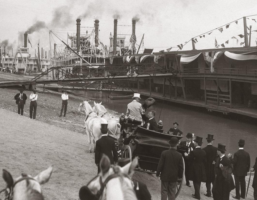 TRPresLibrary's tweet image. 🚢🏛️ On This Day – October 2, 1907 🏛️🚢
Roosevelt Champions America’s Waterways in St. Louis

On October 2, 1907, President Theodore Roosevelt stood before a packed audience in St. Louis to deliver a landmark address on the nation’s rivers and commerce. He urged federal action to…
