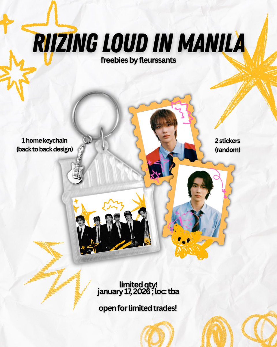 xngvern's tweet photo. 𝗥𝗜𝗜𝗭𝗜𝗡𝗚 𝗟𝗢𝗨𝗗 𝗜𝗡 𝗠𝗔𝗡𝗜𝗟𝗔 ⊹ ࣪ ˖
freebies by fleurssants

moa arena, january 17

⭐️ must like &amp; retweet
⭐️ strictly 1:1; limited qty
⭐️ open for trades (limited)

open for everyone! see you 🌠

#RIIZINGLOUD_IN_MANILA #RIIZE #RIIZINGLOUDinManila #RIIZINGLOUD https://t.co/zsOjV0CSvA