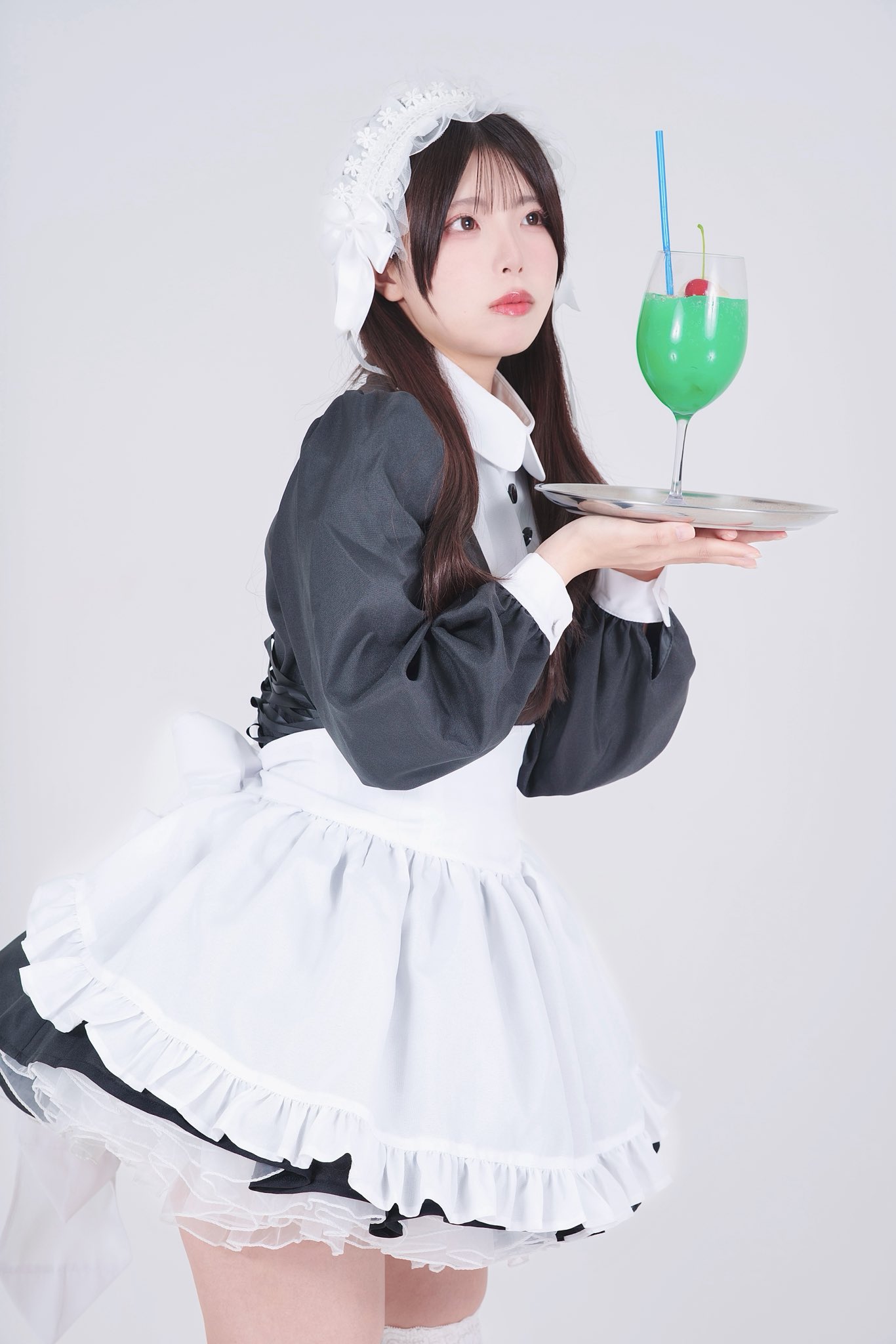 Milly Ange ミルキーアンジェ メイド服 黒白 XL セール品追加の