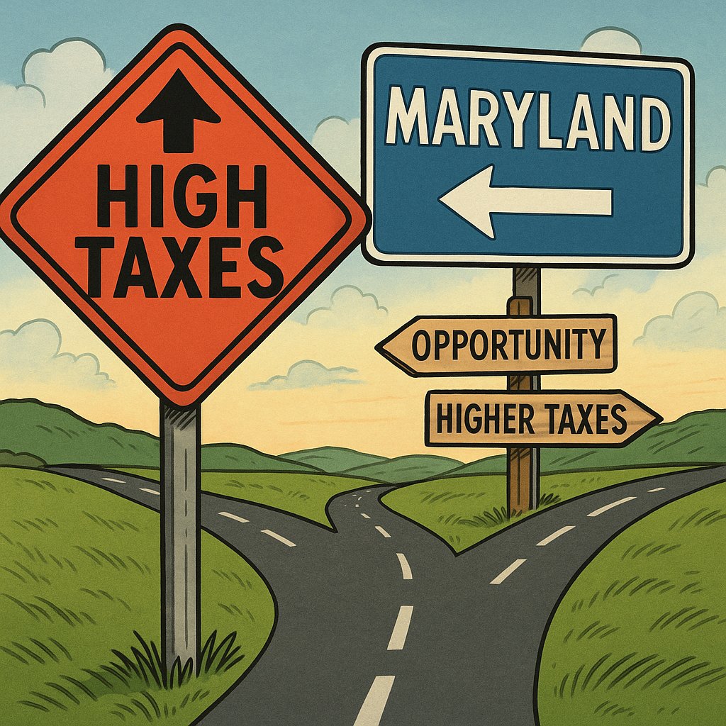 MoCoGOPClub's tweet photo. Maryland’s economy is at a crossroads — slide or surge? 📉📈 This article makes the case for bold, pro-growth leadership to revive our state.
👉 https://t.co/mBdklSRQCu
#Maryland #EconomicTurnaround #LeadWithVision #PolicyMatters @MDBayNews @TalbotMD_GOP @MDSenateGOP @Bob_Ehrlich @Kipke @JustinReady @MDGOP @SenatorHershey @bethanyshondark