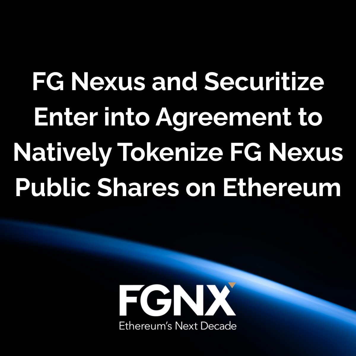 FG Nexus to Tokenize Public Shares on Ethereum with <a href="/Securitize/">Securitize</a> - bit.ly/3WkjUIy $FGNX <a href="/maja0G/">Maja (Maya) Vujinovic</a>