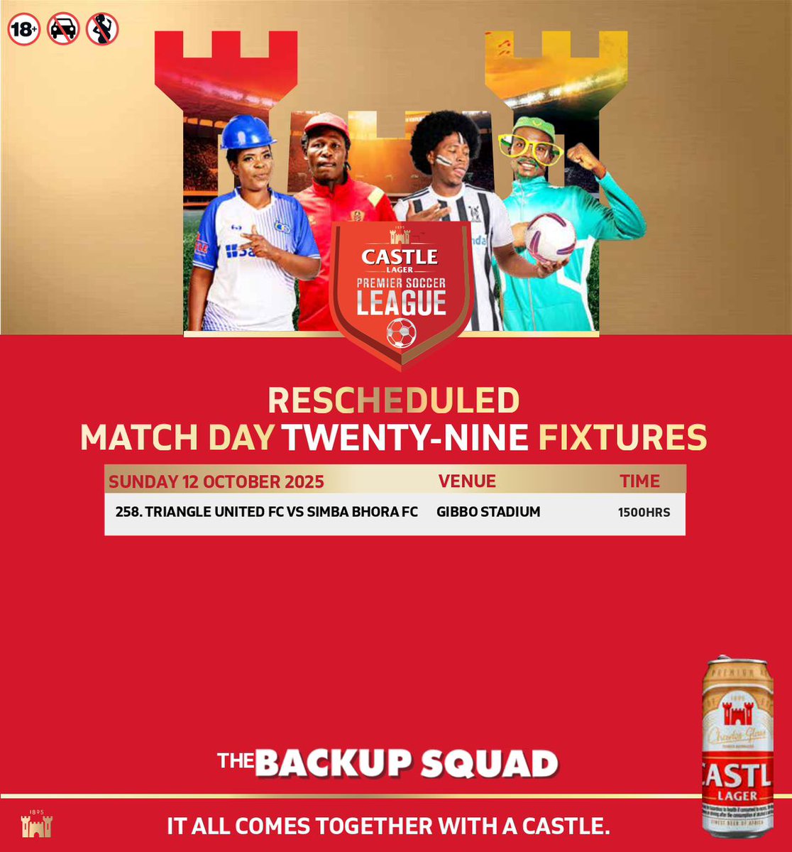 Fanzonezw's tweet photo. 🧠 Don't forget to place your prediction for the postponed match between Triangle and Simba Bhora for Matchday 29! ⚽
Good luck 🤞
Predict here 👉 https://t.co/a6bwKDtMNM
Fanzonezw #MWOSPSLPredictor #LeaderboardLegends #NoPredictorLeftBehind https://t.co/vBhJPrZjcr