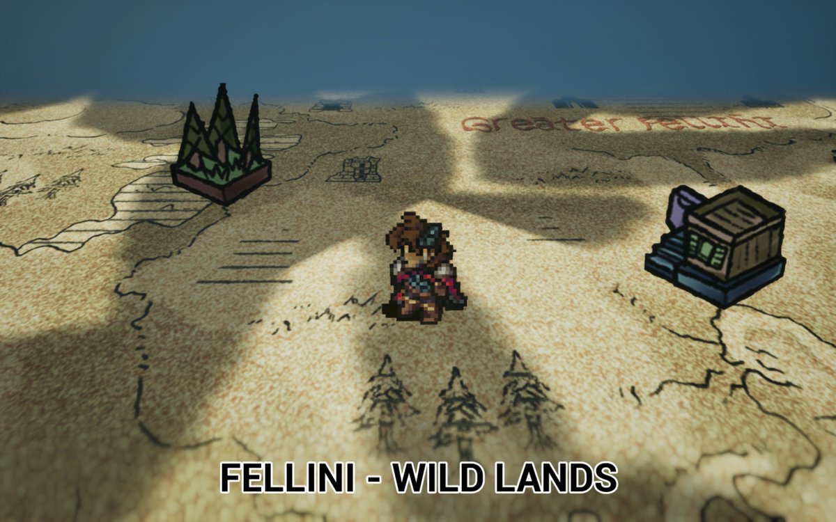 🗺️ Explore Fellini
Your journey isn’t just about battles—it’s about where the road takes you. From forests and ruins to villages and strongholds, our world map connects every story, quest, and encounter.

Where will you head first? 

#IndieGame #IndieDev #GameDev #TacticalRPG