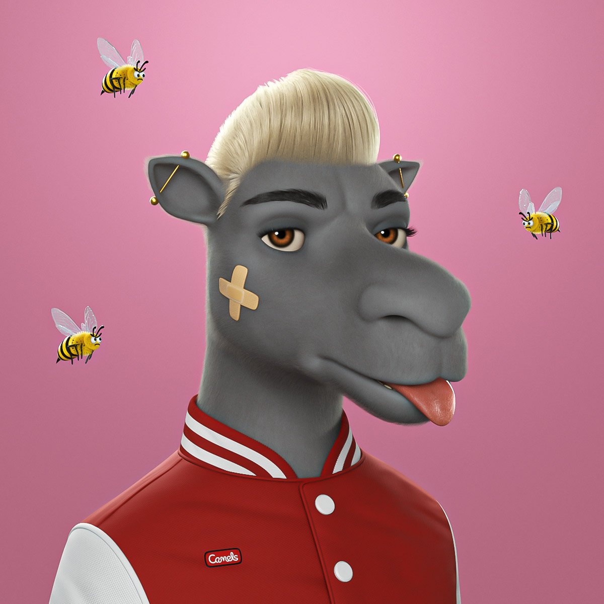 Gm #CamelsFam ☕️

Thirsty Thursday got me buzzin' like a bee, sippin' sweet nectar with a camel tongue twist! 😛🐝

Mint your Camels 3D today on $ETH at camelsnft.io 👈