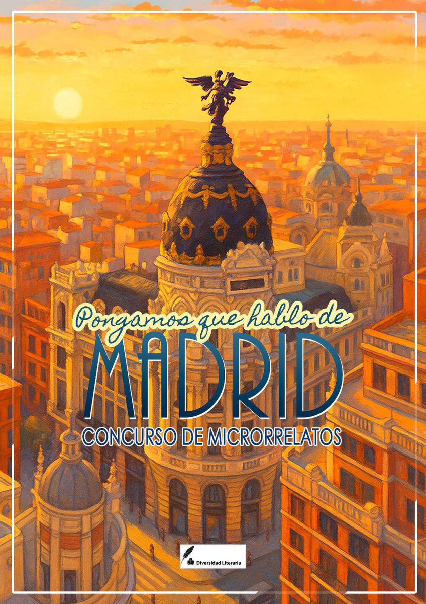 👁️ ¡ÚLTIMOS DÍAS DE PLAZO! / 🖌 IV Concurso de microrrelatos "Pongamos que hablo de MADRID" (Temática: MADRID) 🦉 Premios: un contrato editorial individual, lotes de libros, cursos... 
👇👇👇👇👇👇👇
bit.ly/4cFyXT2