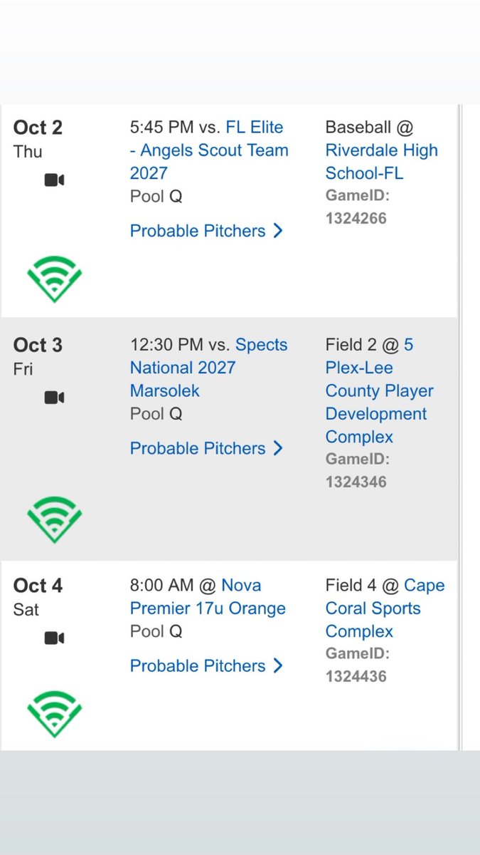 JaggerFranco's tweet photo. Wwba schedule let’s rock!! https://t.co/I0XOG0cMND