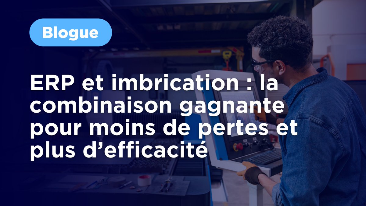 Pour les fabricants qui s’appuient sur des procédés de découpe, un logiciel d’imbrication est essentiel pour réduire les rebuts et économiser de l’argent.

En savoir plus: hubs.ly/Q03LJ9Sr0

#fabricant #erp #fabrication #manufacturingerp #systemeerp #manufacturing