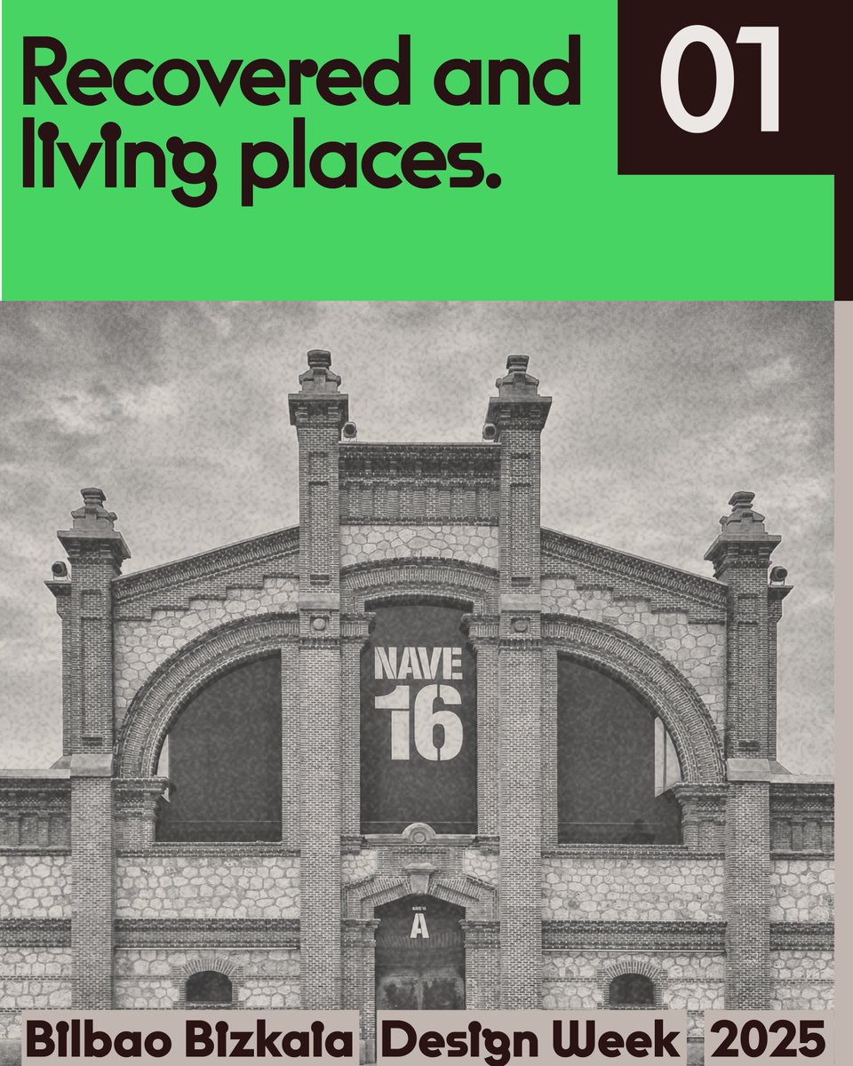 Bilbao Bizkaia Design Week 2025
From Emergency to Regeneration

What was abandoned is transformed into spaces full of life thanks to regenerative design, reusing what already exists to restore its energy and purpose.

Save the Date - 20-28 NOV
#BBDW25