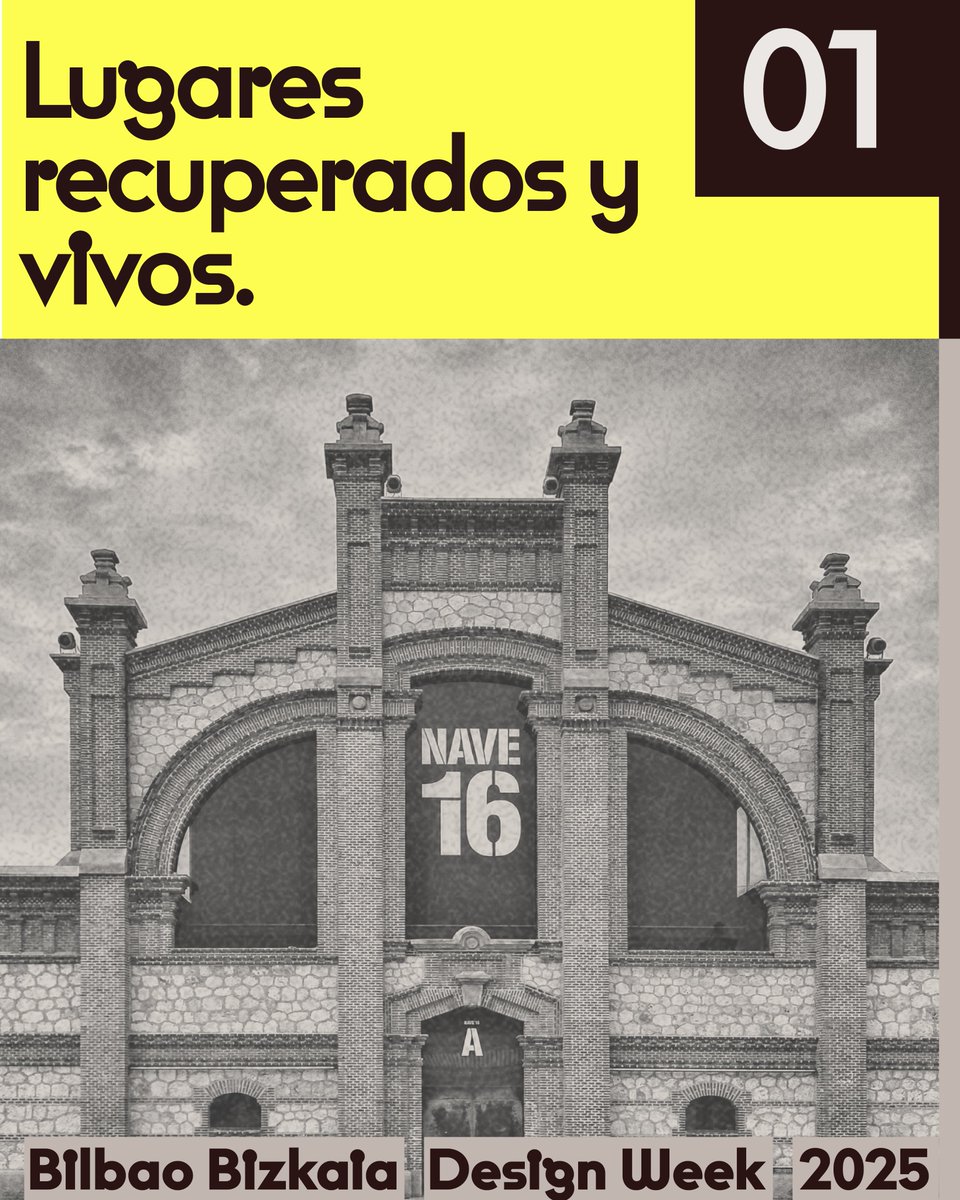 Bilbao Bizkaia Design Week 2025
De la emergencia la regeneración

Lo que estaba abandonado se transforma en espacios llenos de vida gracias al diseño regenerativo, reutilizando lo existente para devolverle energía y propósito.

20-28 NOV
#BBDW25