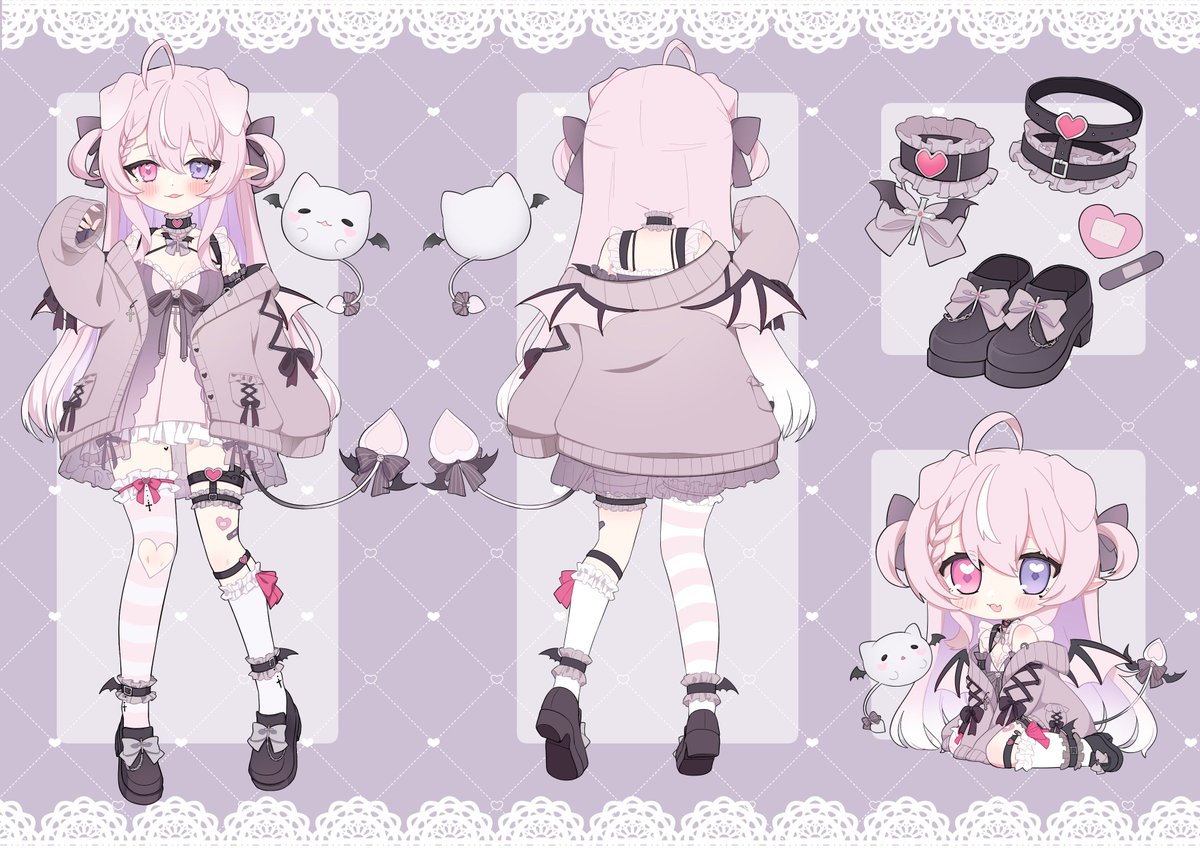 DokiDeLilly's tweet image. ❥・PINNED POST・[links below]

❥・A young demon princess trying to gain popularity/favor among the common folk to rule...

❥・Oshimarks:🐾👑⛓️
. . . . .
Art tag: #dokideart