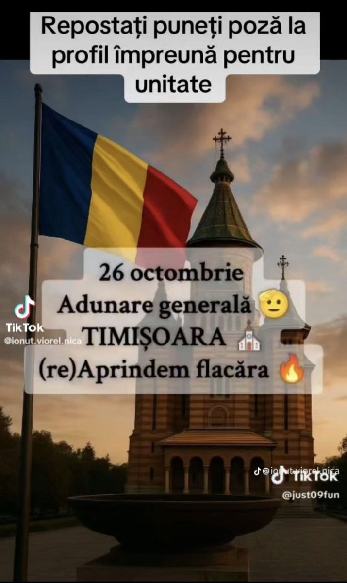 Stefani07011244's tweet image. ‼️‼️‼️
&quot;Protest mare la Timișoara pe 26 octombrie blocăm tot.
Nu plecăm până nu îşi dau demisiile în masă
Va rog nu ignorați acest mesaj
E vorba de unitate toata țara
La Timișoara făceți-vă timp
Lăsați totul câteva zile vom sta în strada nu cedăm.
România este a poporului Român&quot;