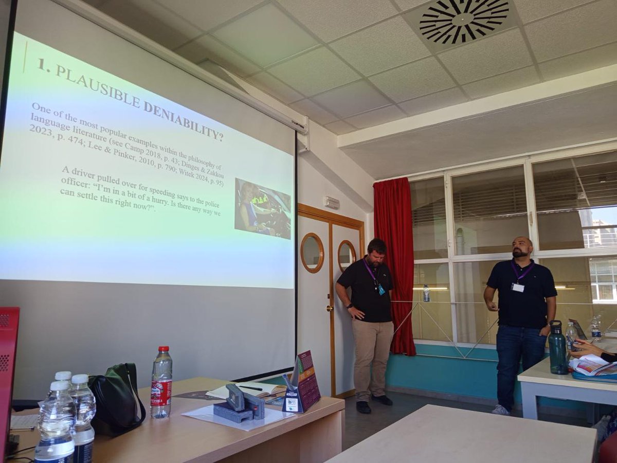 🏛️Manuel Almagro (UV) and Neftalí Villanueva (UGR): What is Politically Relevant about Deniability?

#XICongresodelaSociedadEspañoladeFilosofíaAnalítica