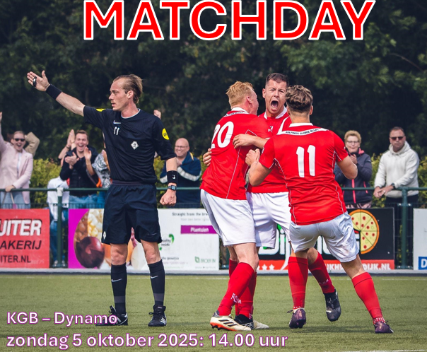 A.s. zondag neemt KGB 1 revanche op Sportpark De Rozeboom!