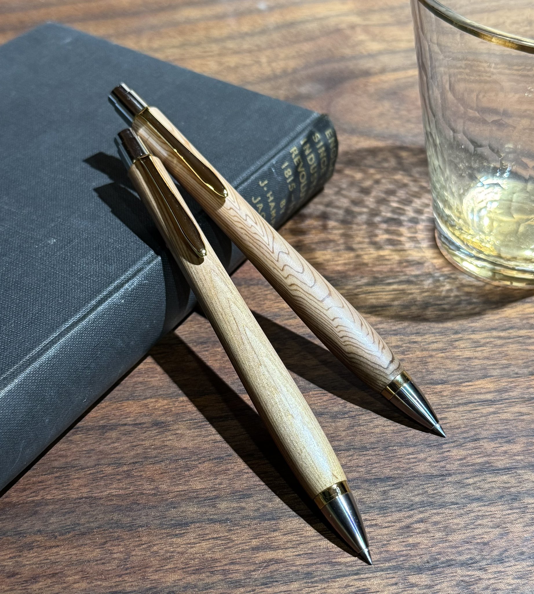 craftp-01 賜鶯 ウッドペンクラフト 屋久杉浮造り国産漆錫・鶯(たまもの・うぐいす)-3889