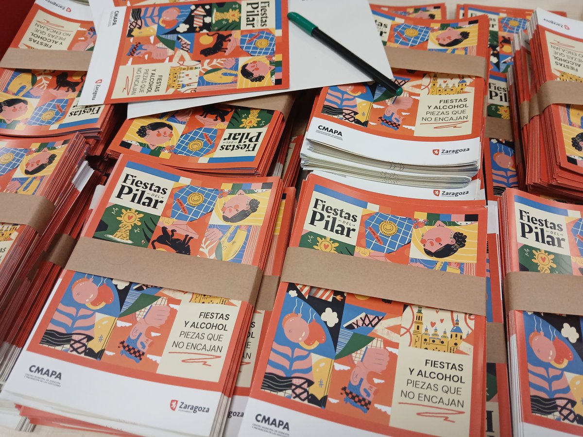 🎉 FIESTAS Y ALCOHOL: PIEZAS QUE NO ENCAJAN 🚫
Cuando el alcohol es protagonista, se distorsiona la forma de disfrutar... ¿QUÉ HACER?
zaragoza.es/cont/paginas/n…
#cmapa #pilares #pilar25 #fiestasdelpilar